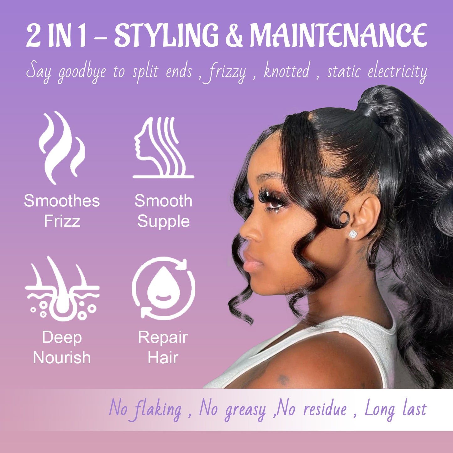 EELHOE Hair Wax Curly Hair Stick with Argan Oil EELHOE COSMETICS