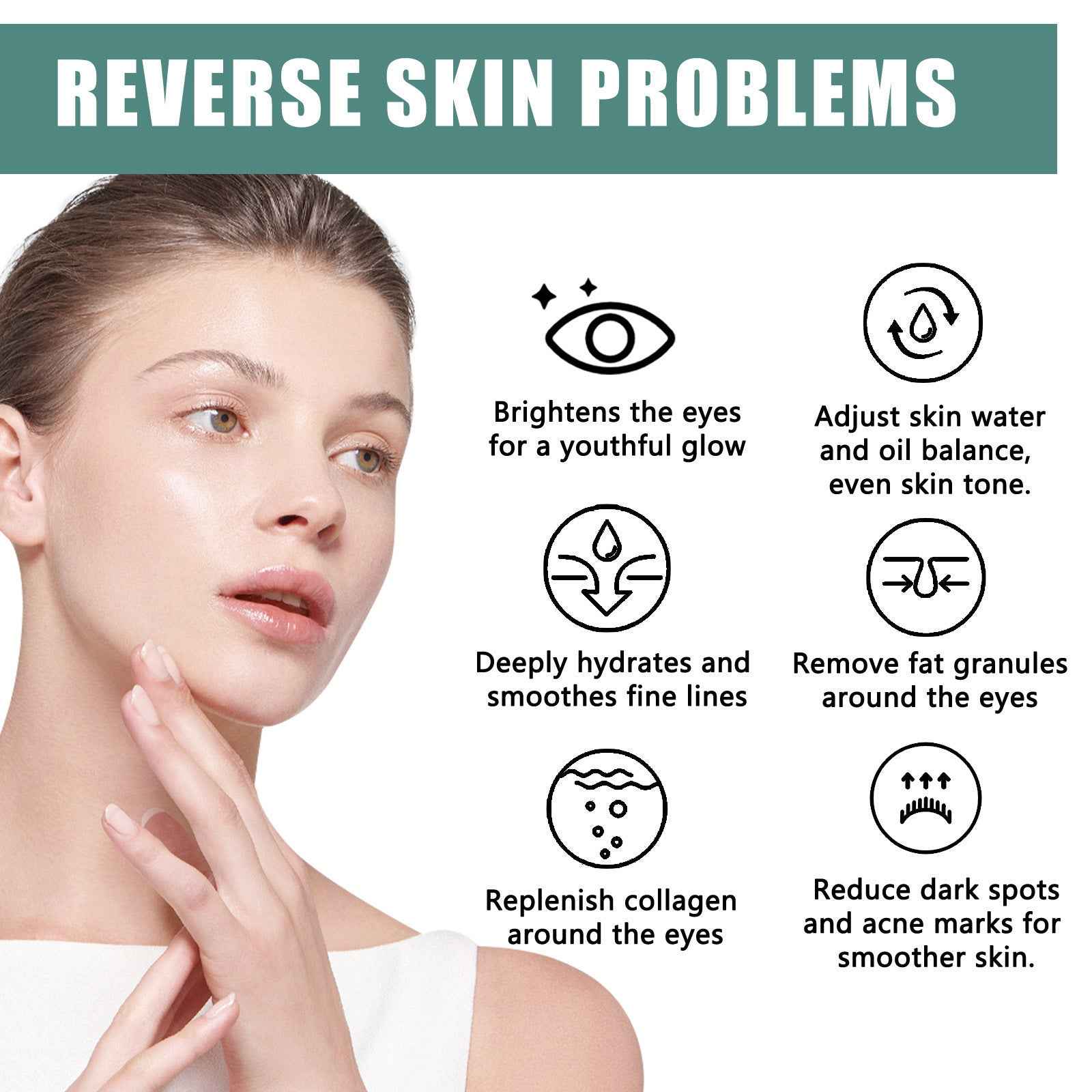 Anti-wrinkle Eye Cream Protects Skin Around Eyes And Reduces Dark Spots EELHOE COSMETICS