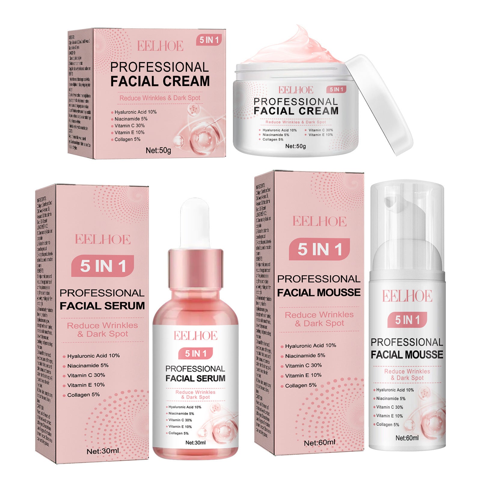 Facial Care Gentle Cleansing And Hydrating Moisturizing Skin Repair Firming