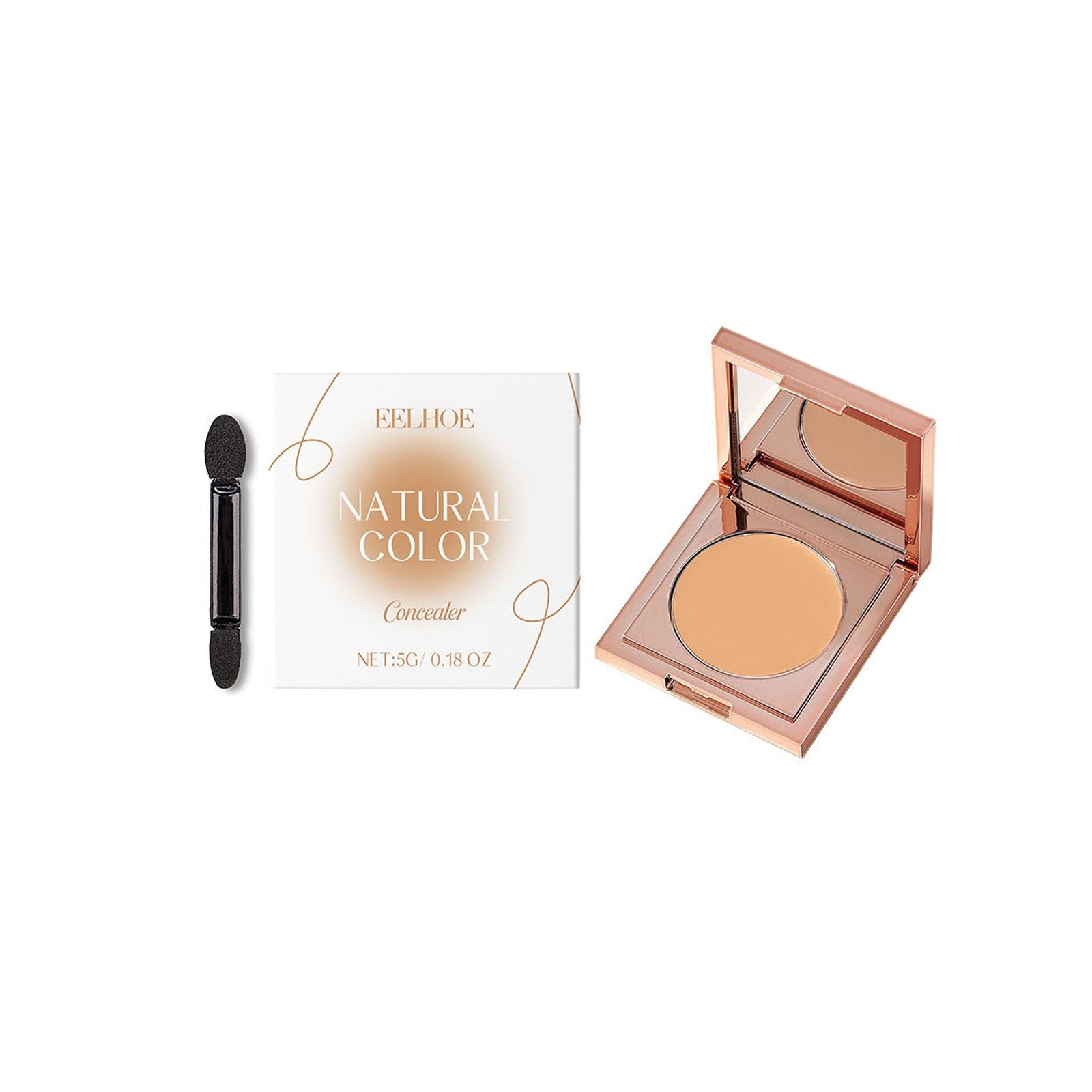EELHOE Concealer – Lightweight, Smear-Proof & Natural Coverage Natural Color EELHOE COSMETICS