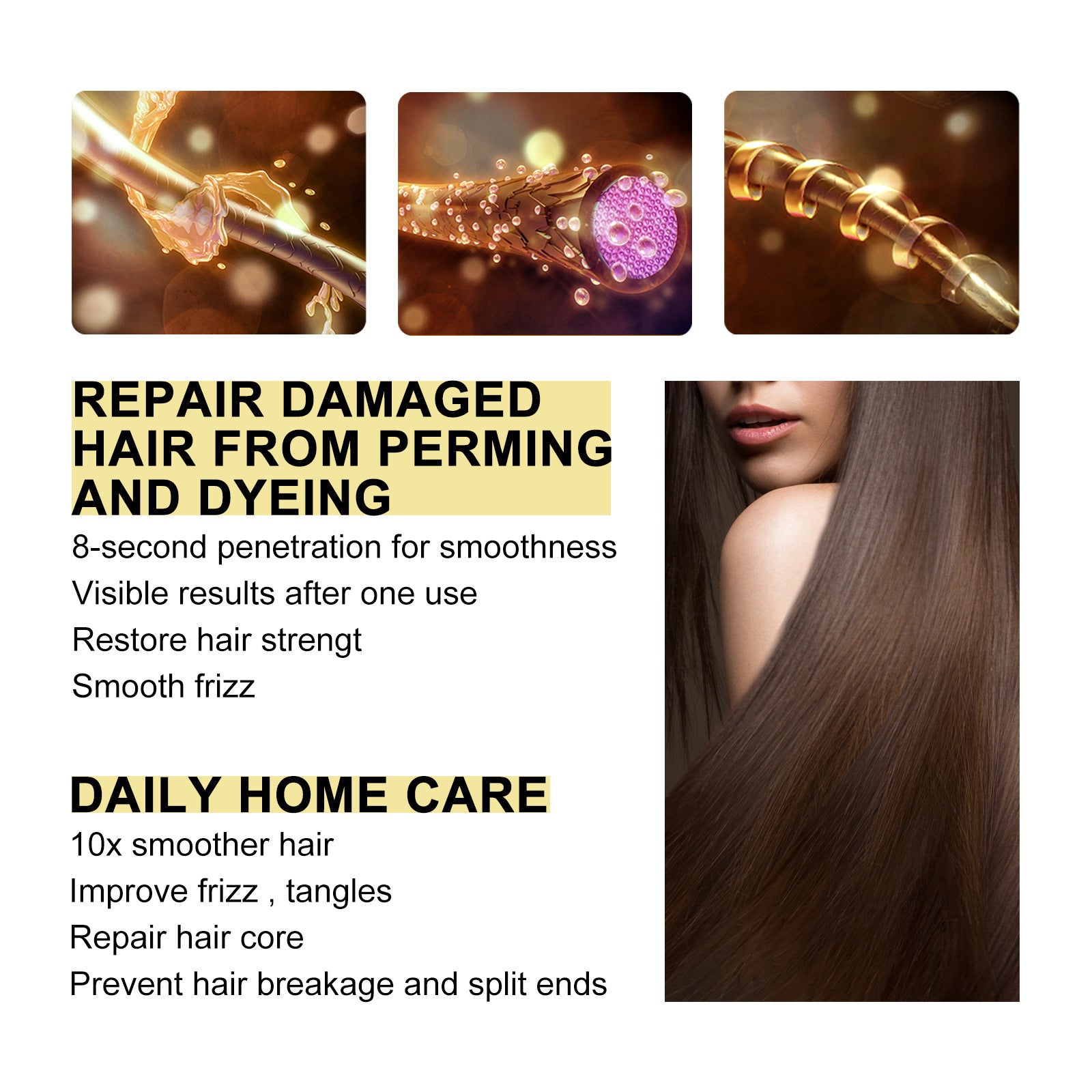 EELHOE Keratin Hair Neck Cream – Repair Hair Damage