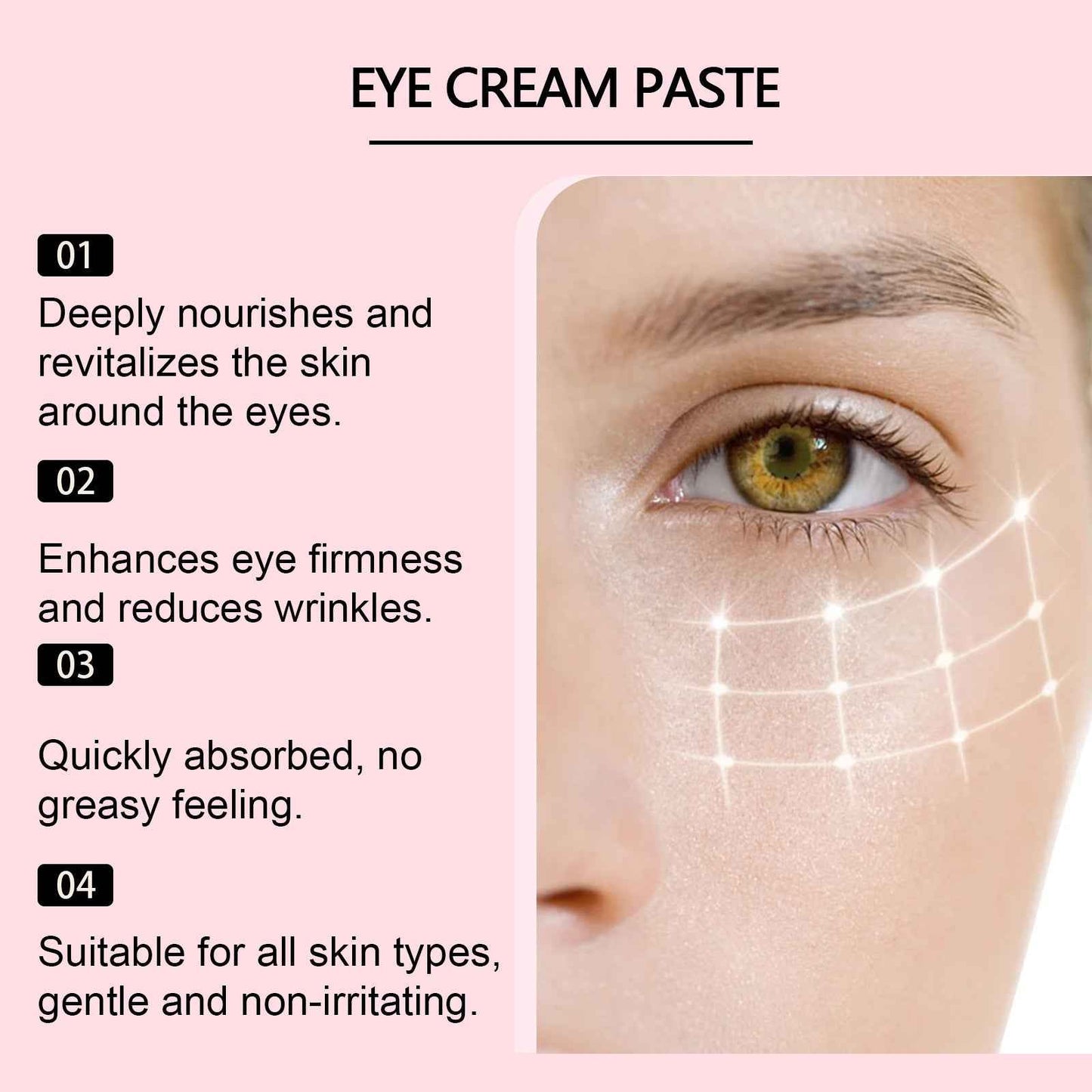 Eye Cream Moisturizing Eye Skin Neck Cream EELHOE COSMETICS
