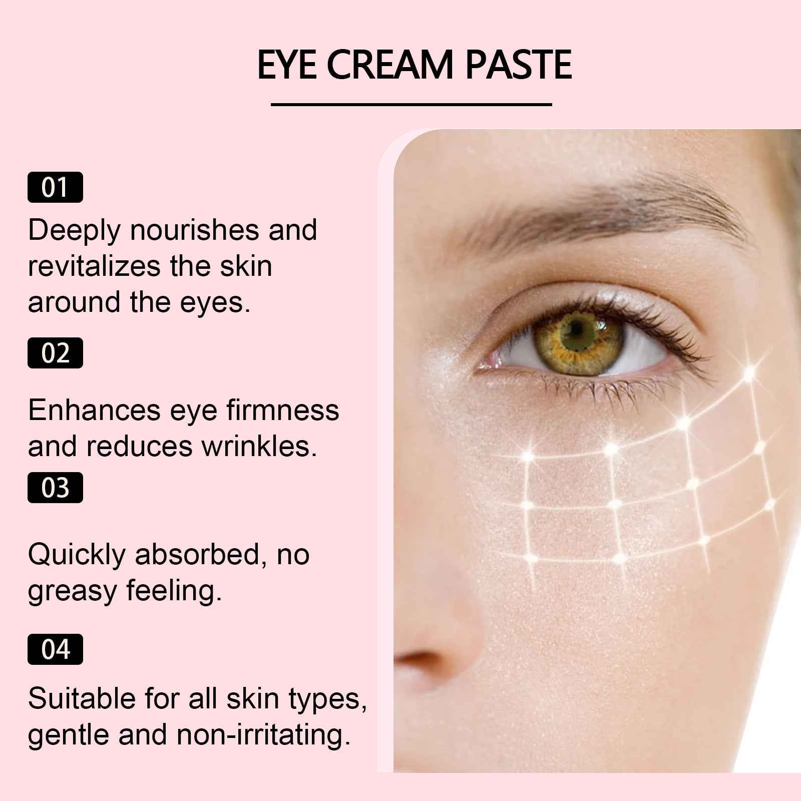 Eye Cream Moisturizing Eye Skin Neck Cream EELHOE COSMETICS