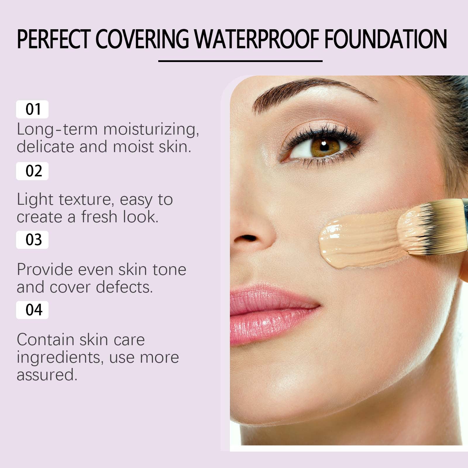 Concealing Foundation Brightening Skin Color Without