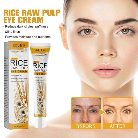 Rice Puree Eye Cream Reduces Wrinkles By Eye Bags And Dark Circle EELHOE COSMETICS