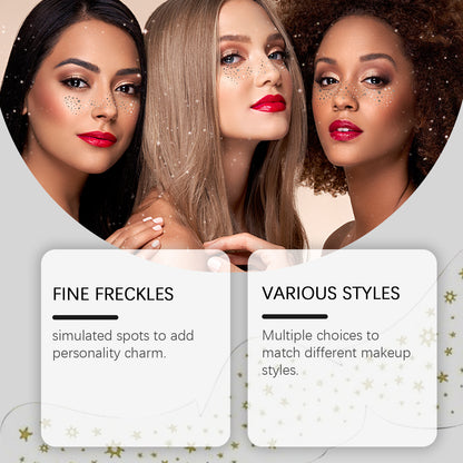 EELHOE Spots Makeup Stickers – Glitter Water Transfer Tattoos EELHOE COSMETICS