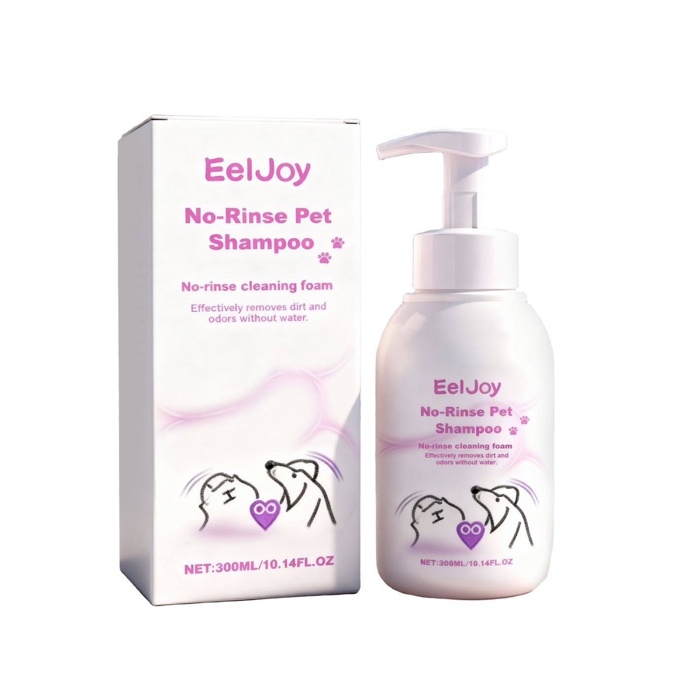 No-Rinse Pet Shampoo 300ml EELHOE COSMETICS