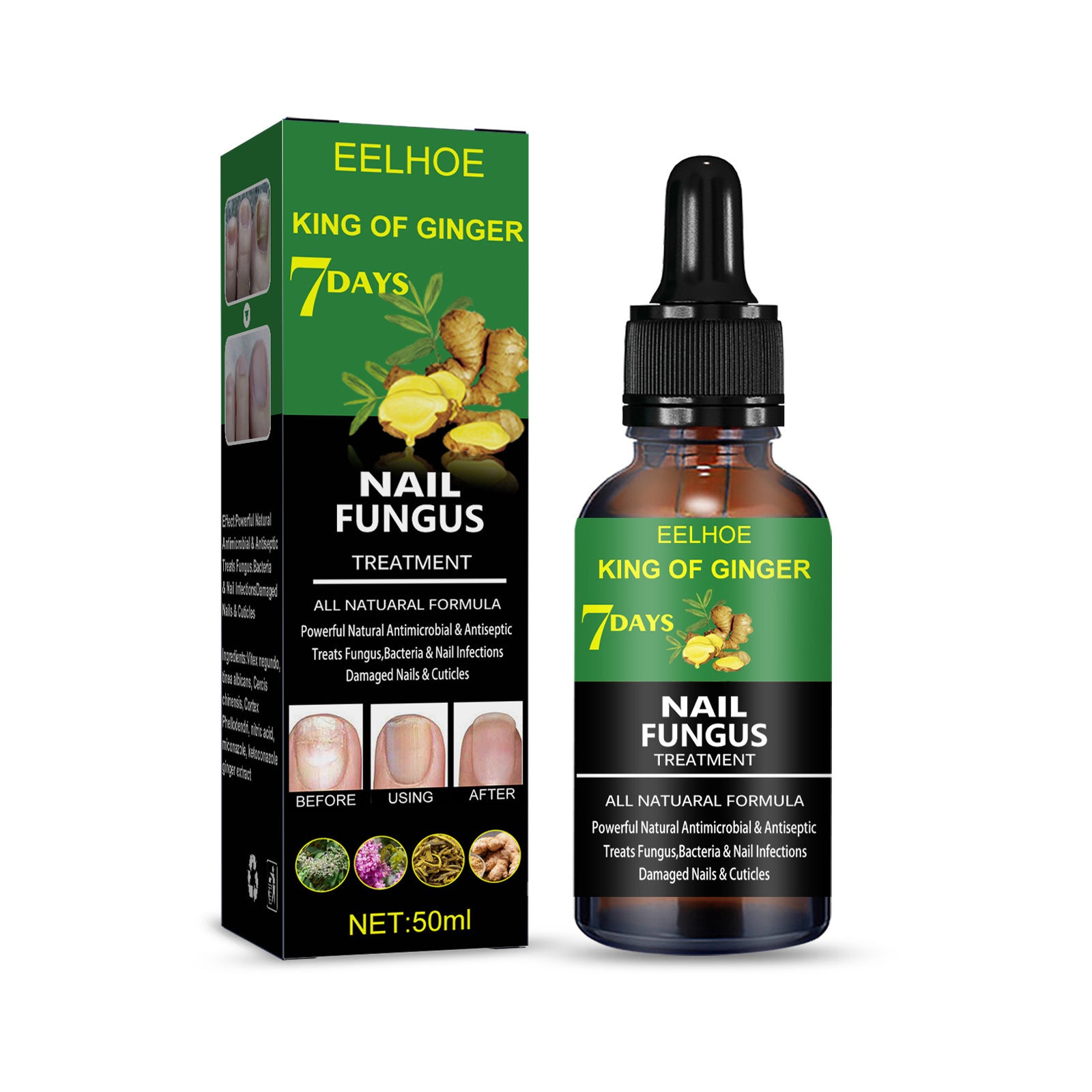 Eelhoe Nail Fungus Treatment Repair Solution – Effective Care for Hands, Feet, and Nails 50ml