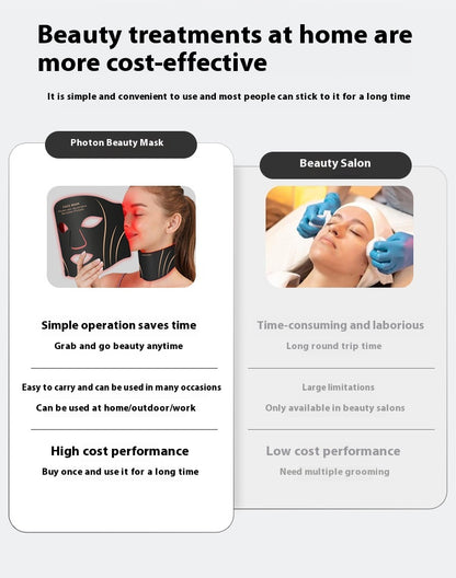 EELHOE Red Light LED Beauty Mask – Face & Neck EELHOE COSMETICS