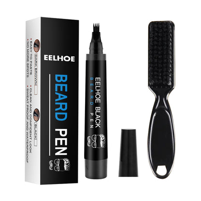 EELHOE Beard Refill Pen Kit – Waterproof Beard Tracing & Natural Fill Black EELHOE COSMETICS