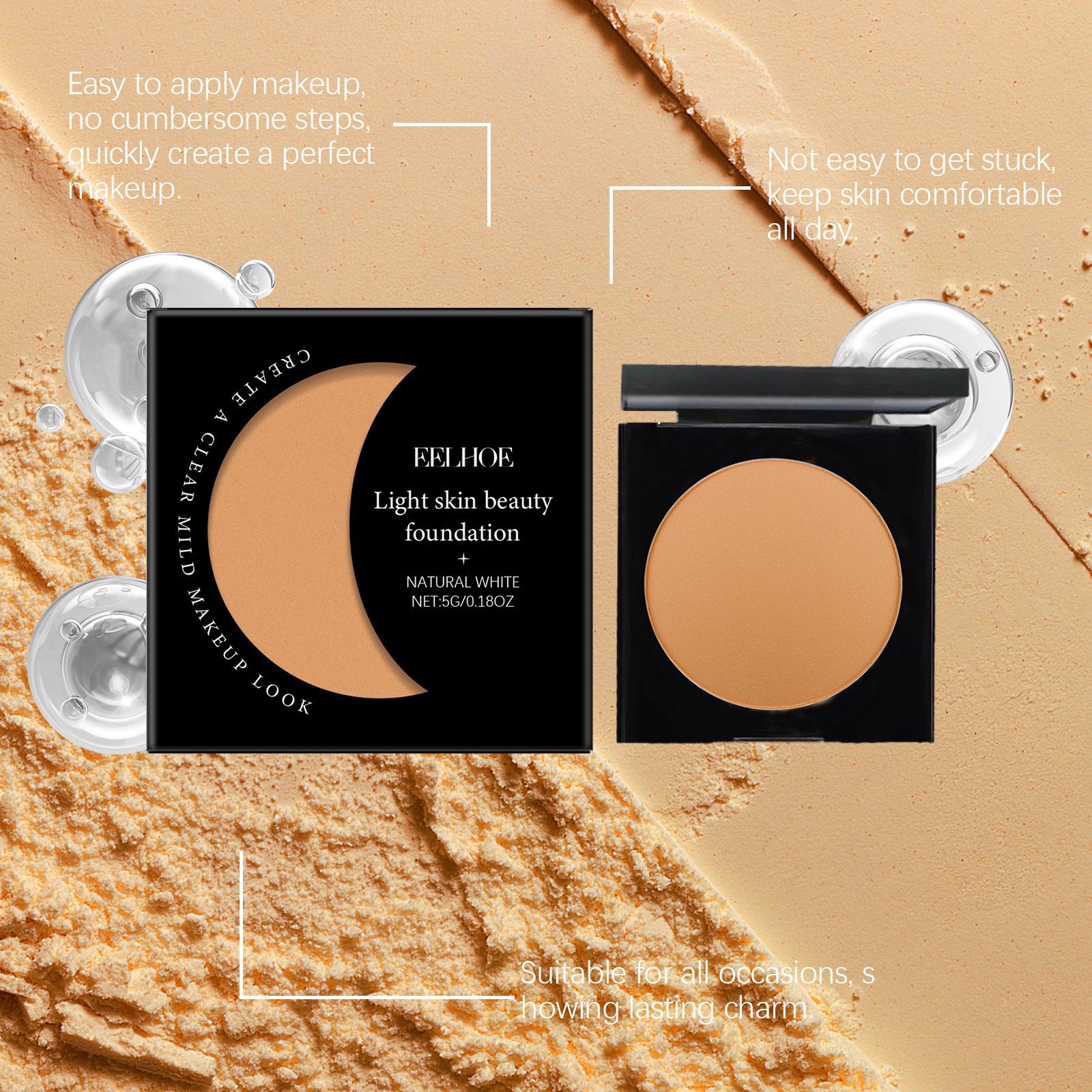 EELHOE Moisturizing Concealer Foundation Cream – Light, Hydrating & Flawless Coverage EELHOE COSMETICS
