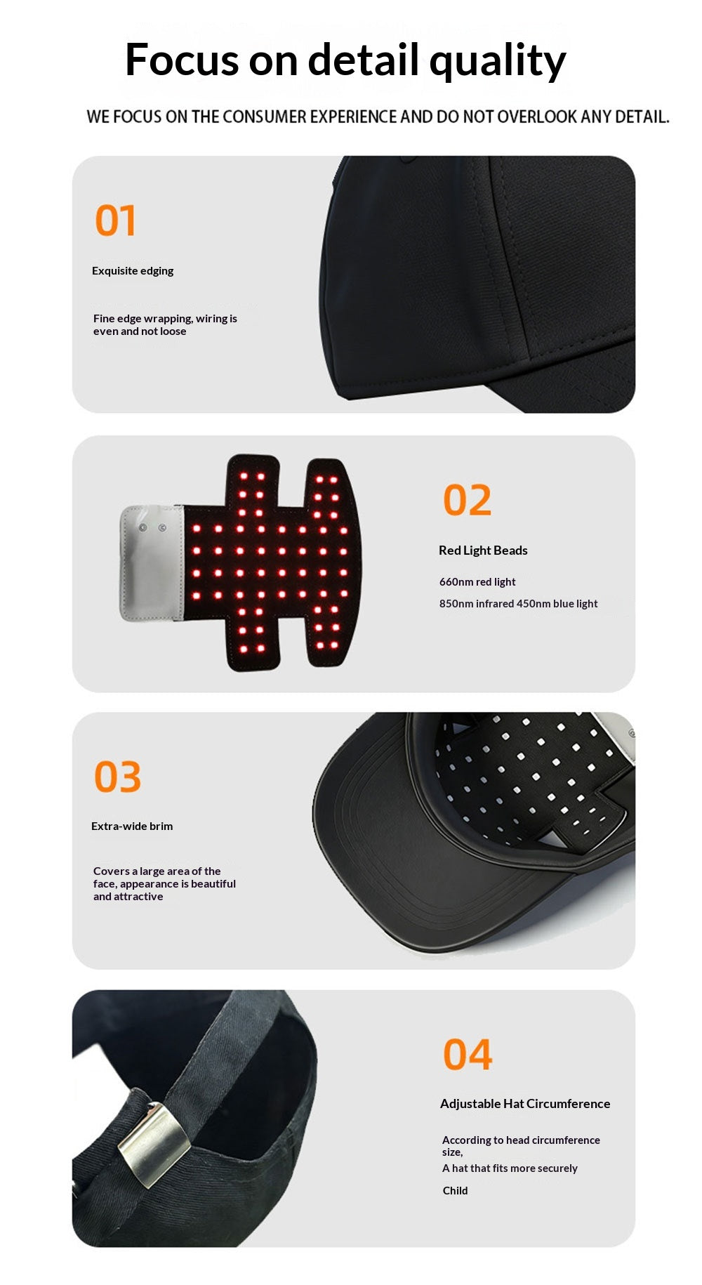 LED Red Light Heating Massage Hair-Boosting Cap EELHOE COSMETICS