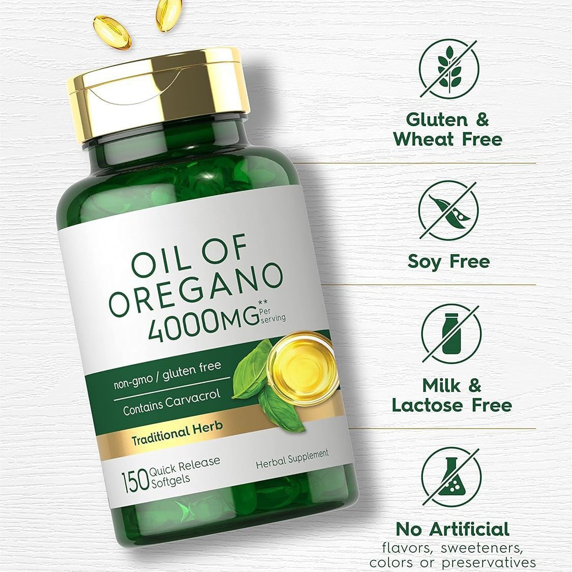 Oregano Oil Capsules – Natural Immune & Digestive Support EELHOE COSMETICS