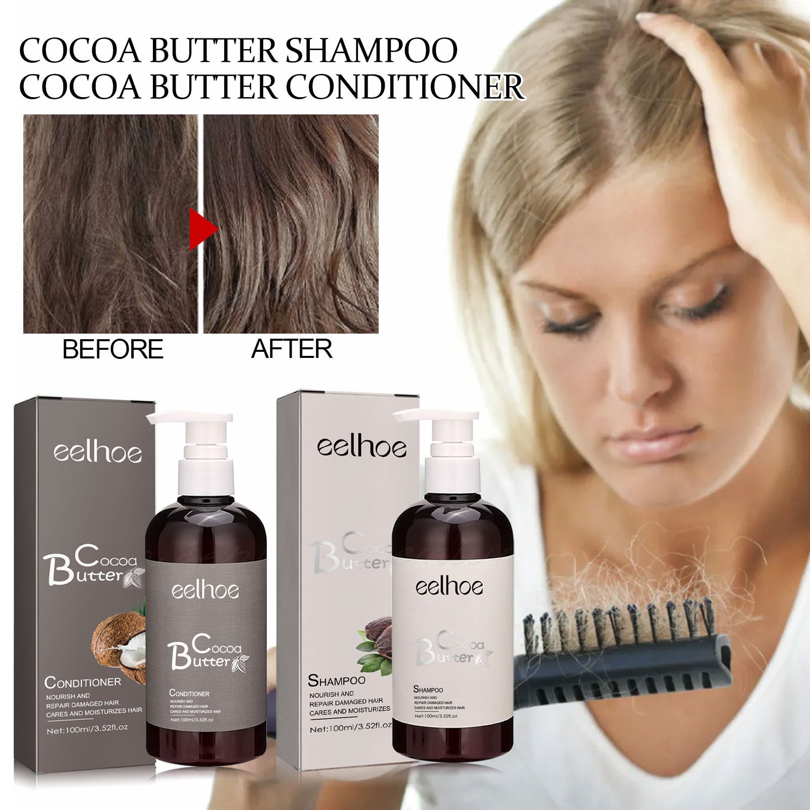 EELHOE Repair Shampoo Moisturizing Scalp Anti-Hair Loss EELHOE COSMETICS