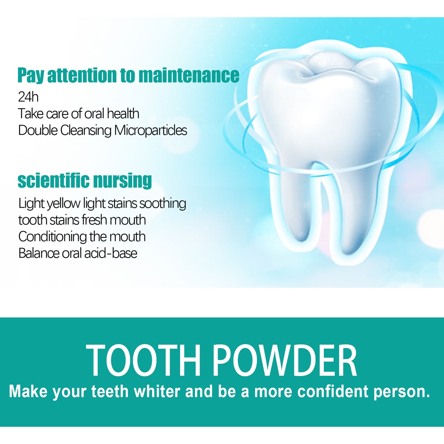 EELHOE Teeth Whitening Powder – Deep Cleaning & Stain Removal EELHOE COSMETICS