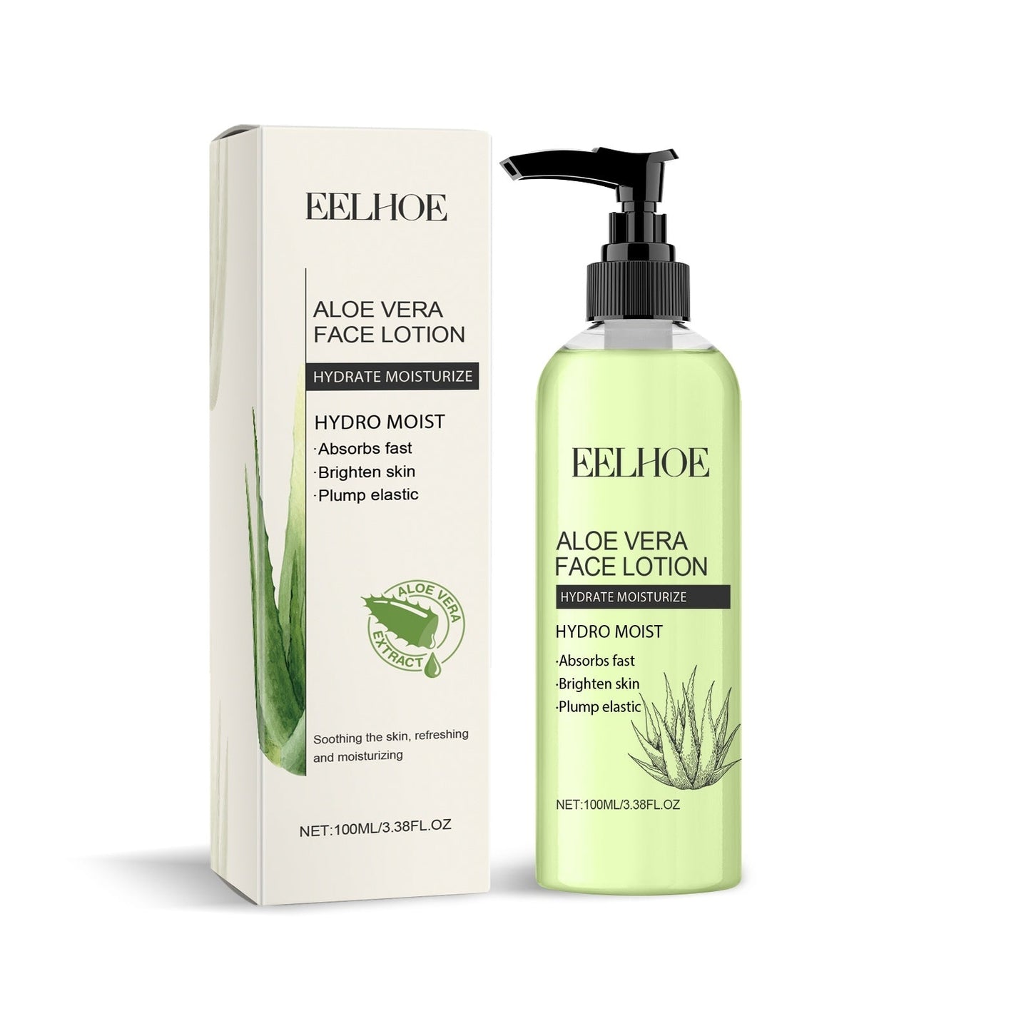 EELHOE Aloe vera face lotion Smoothing Lotion Soothing Milk EELHOE COSMETICS