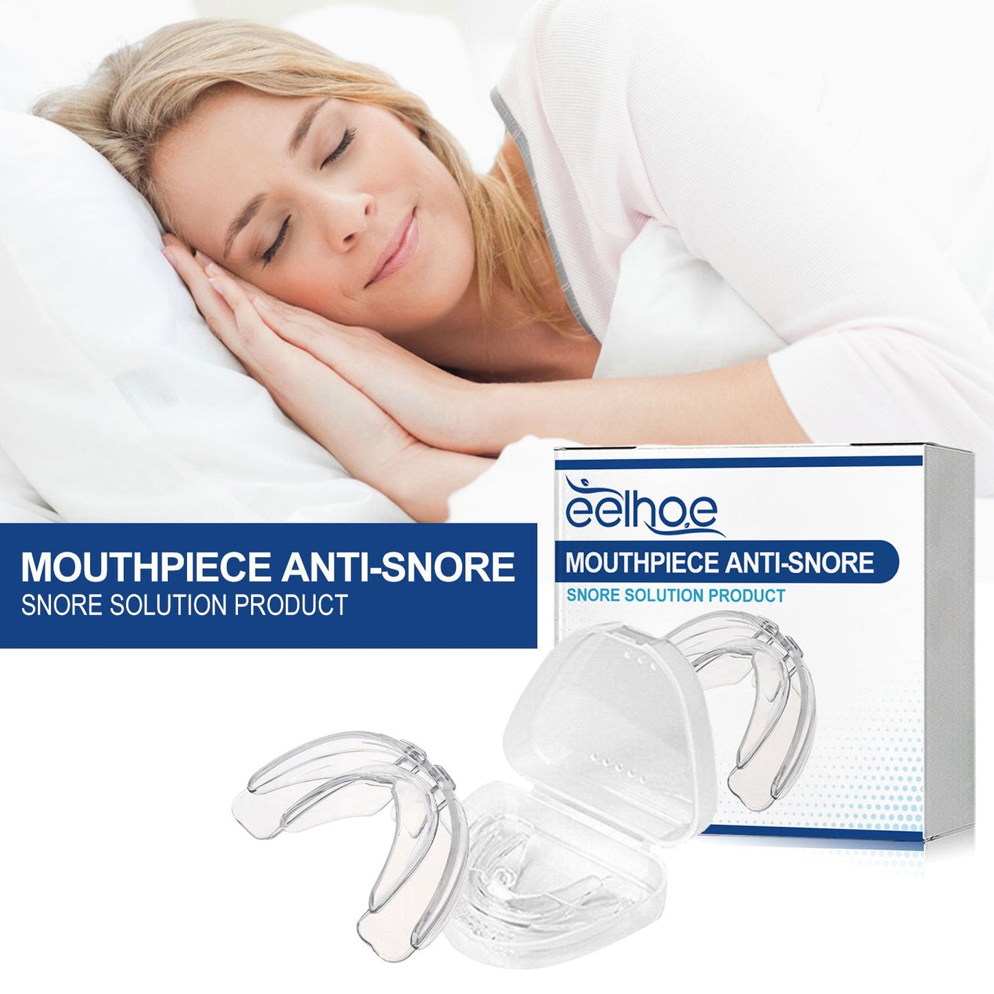 EELHOE Anti-snoring Teeth Brace Anti-snoring Anti-grinding Breathing Smooth Braces EELHOE COSMETICS