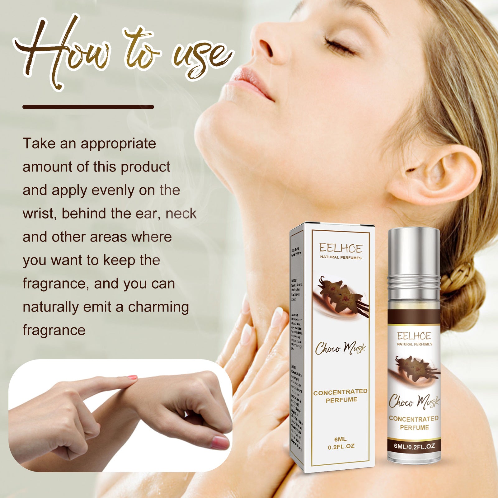 EELHOE Choco Musk Perfume Natural