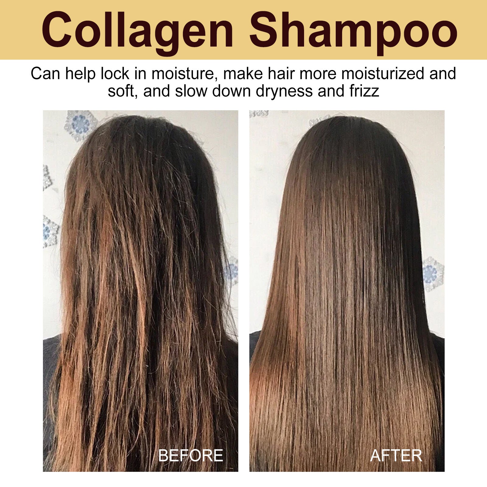 EELHOE Collagen Shampoo Repair Damaged Hair Reduction