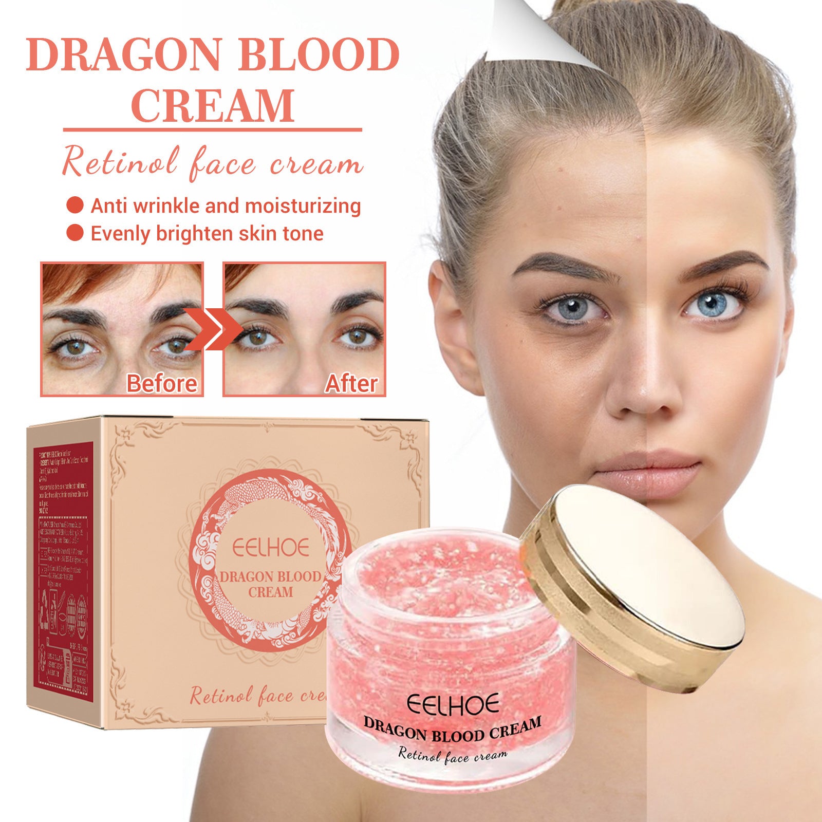 Eelhoe dragon's blood Retinol cream Compact Face Cream