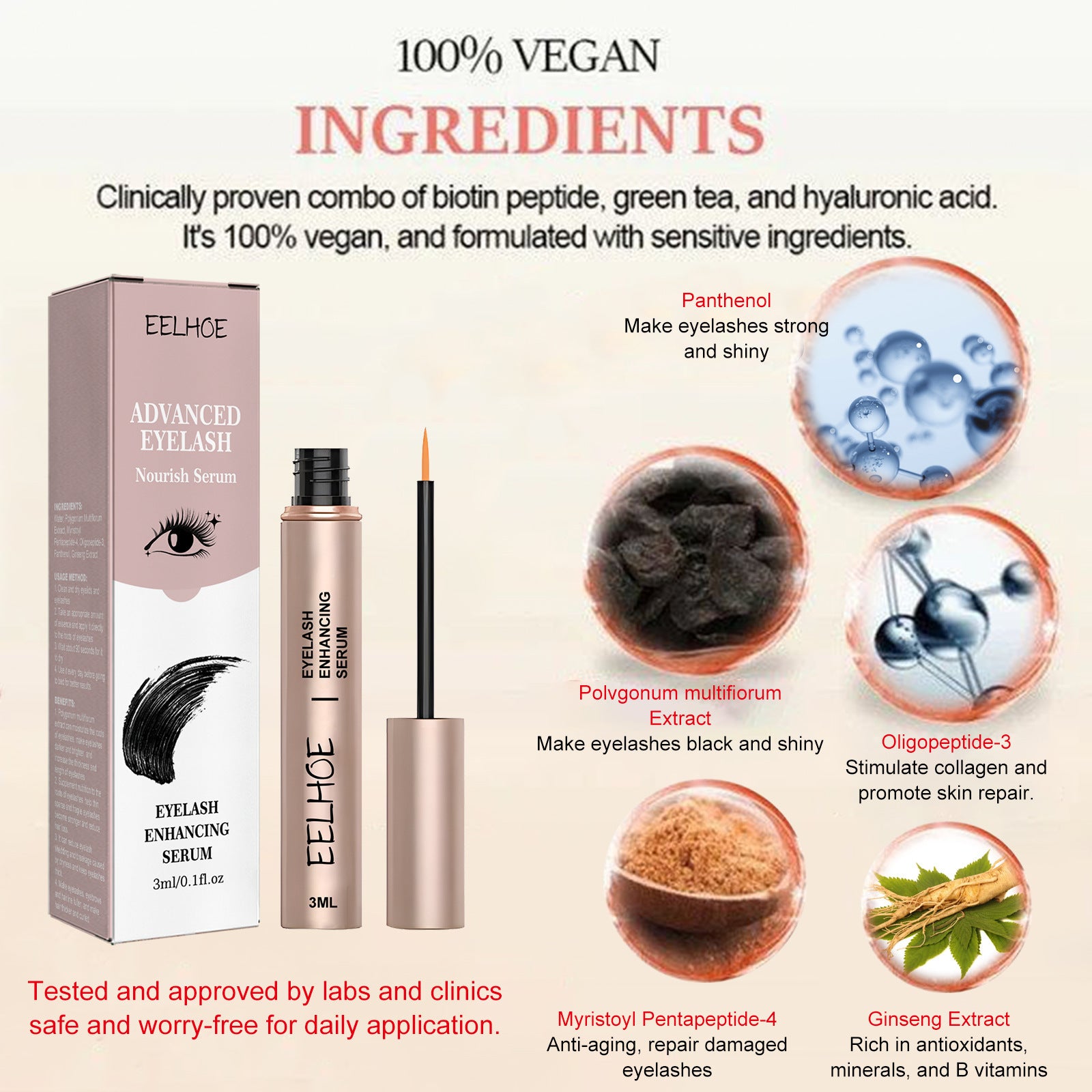 EELHOE Eyelash Growth Serum /Eyebrow Growth serum EELHOE COSMETICS