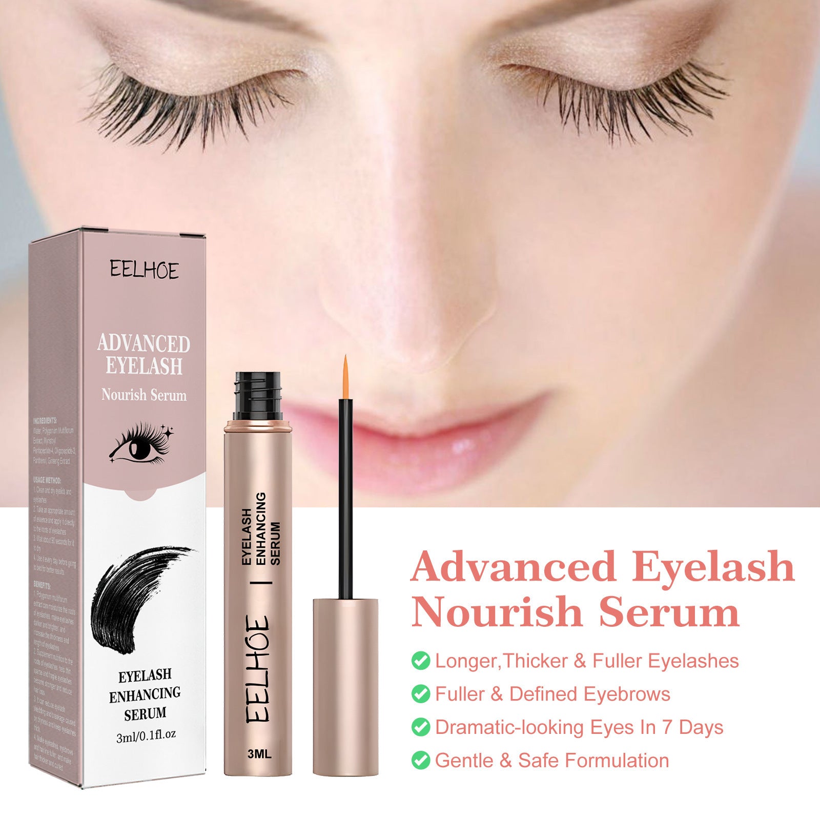 EELHOE Eyelash Growth Serum