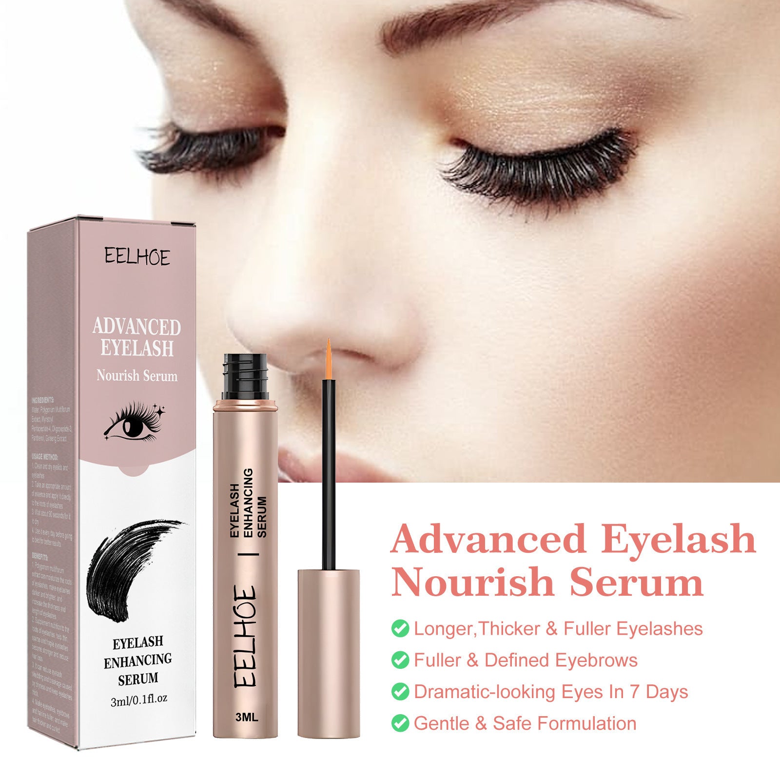 EELHOE Eyelash Growth Serum /Eyebrow Growth serum EELHOE COSMETICS