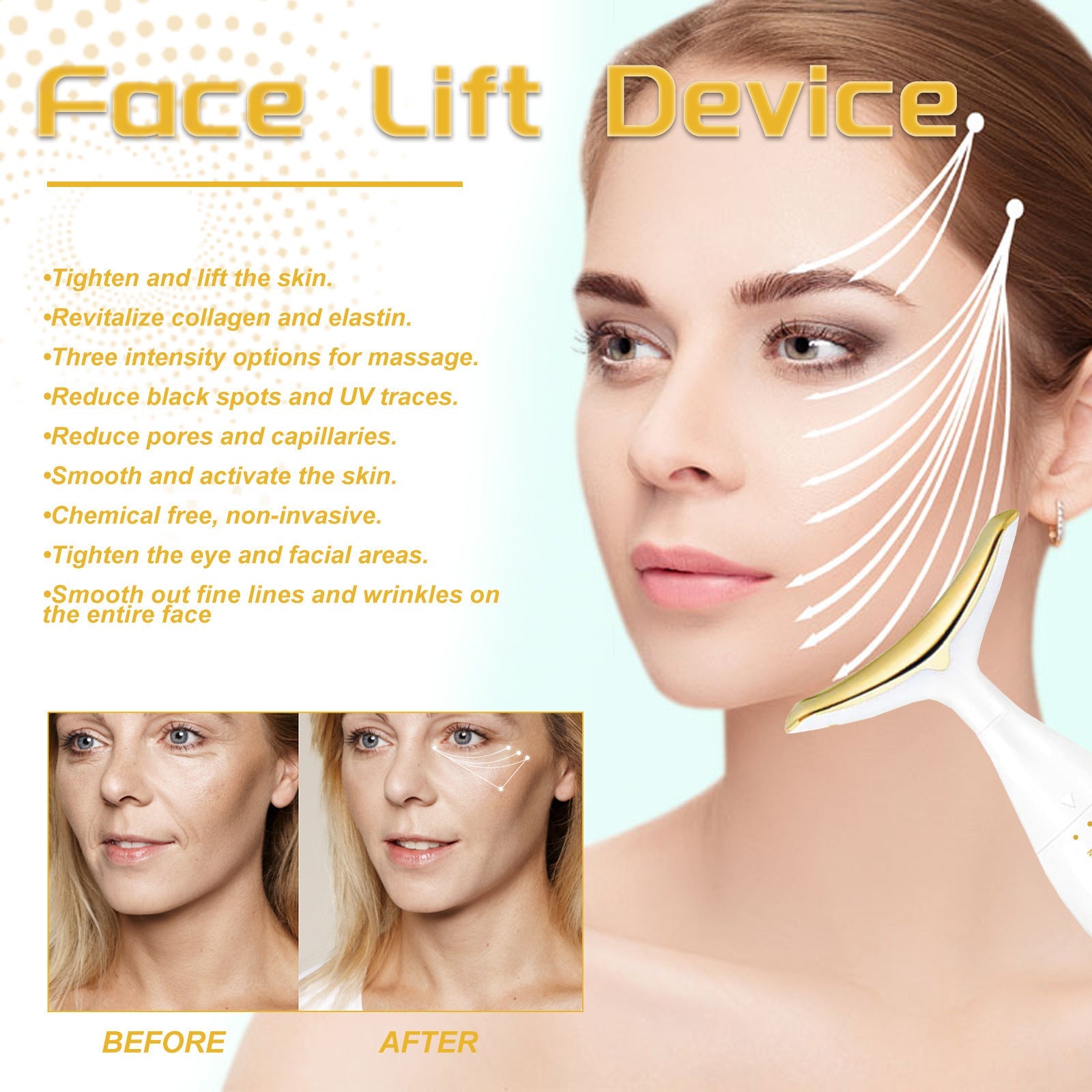 EELHOE Face Lifting Instrument Lifting And Tightening Fishtail Wrinkle