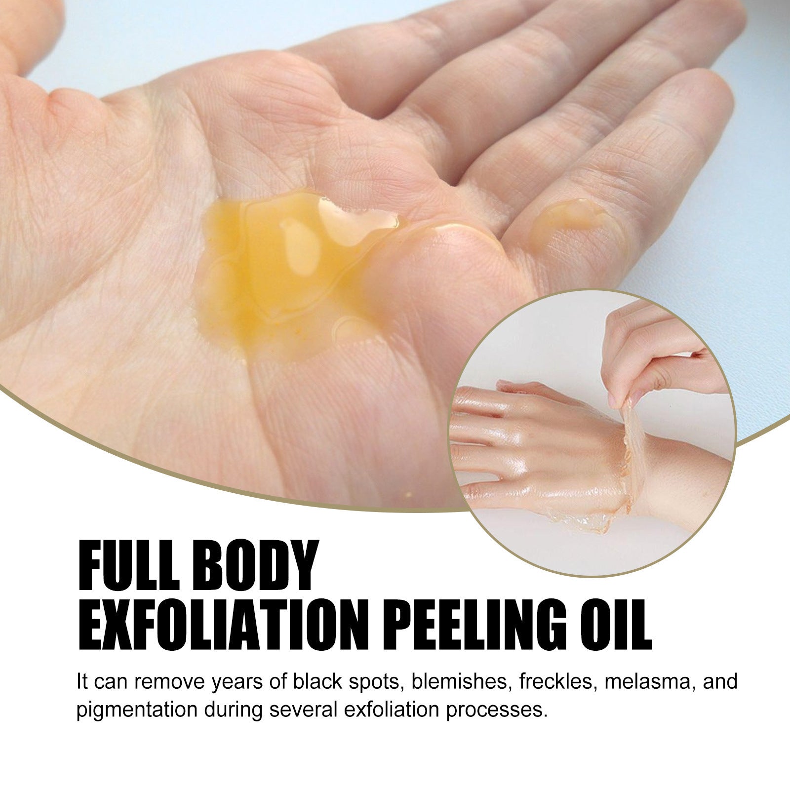 EELHOE Full Body Exfoliate Peeling Cleaning Skin Care Oil