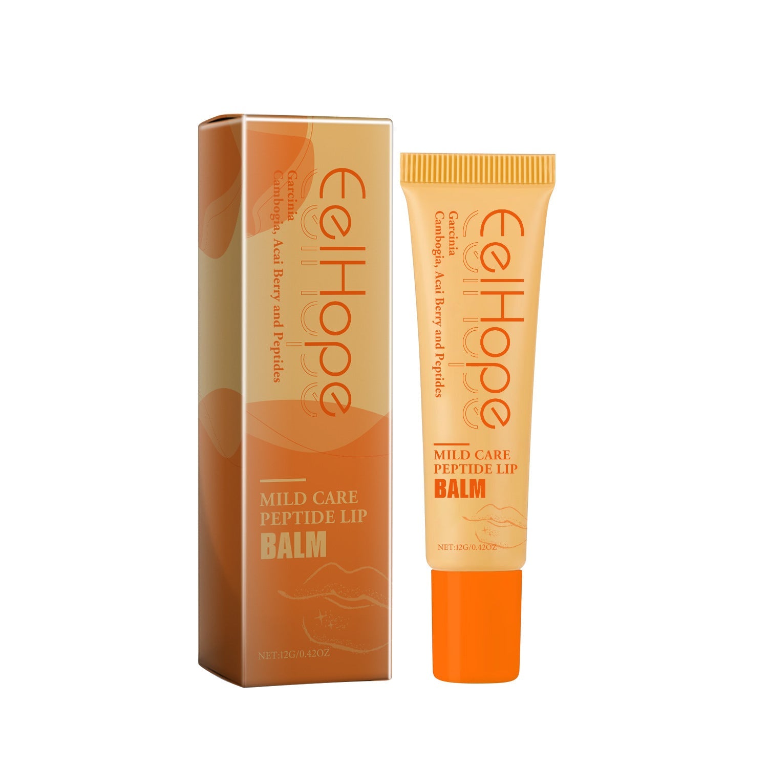 EELHOE Gentle Moisturizing Lip Balm Hydrating Soft Orange