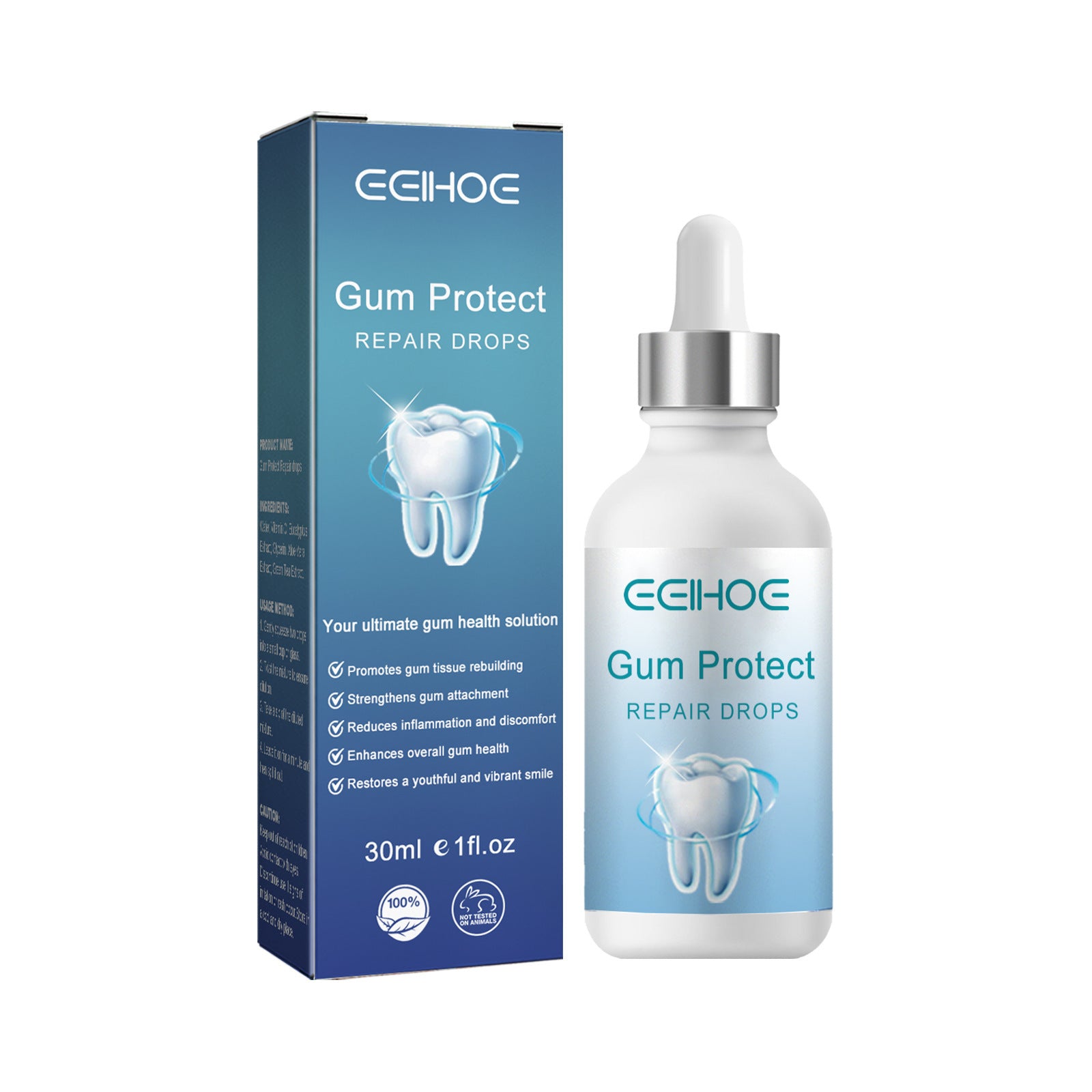 EELHOE Gum Repair Toothpaste Series Cleaning + Gum care gel repair drops