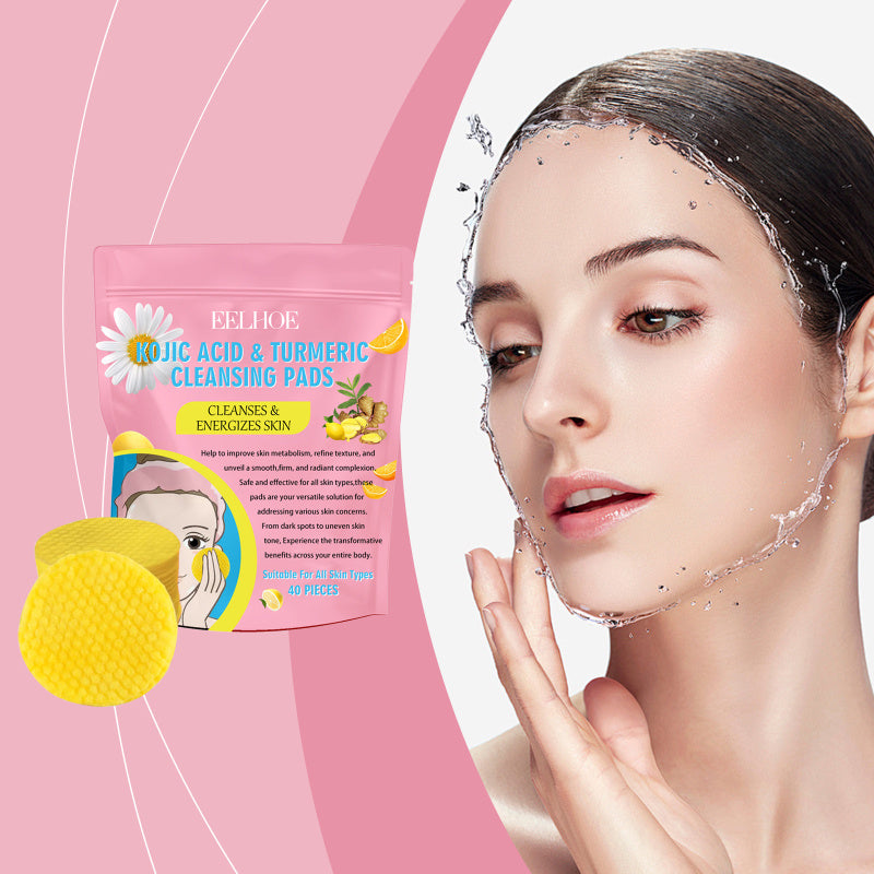 EELHOE Kojic acid and turmeric cleansing pads - Beauty