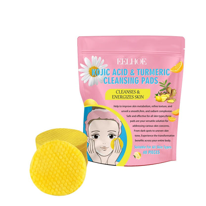 EELHOE Kojic acid and turmeric cleansing pads - Beauty Cleansing pad 1PCS EELHOE COSMETICS