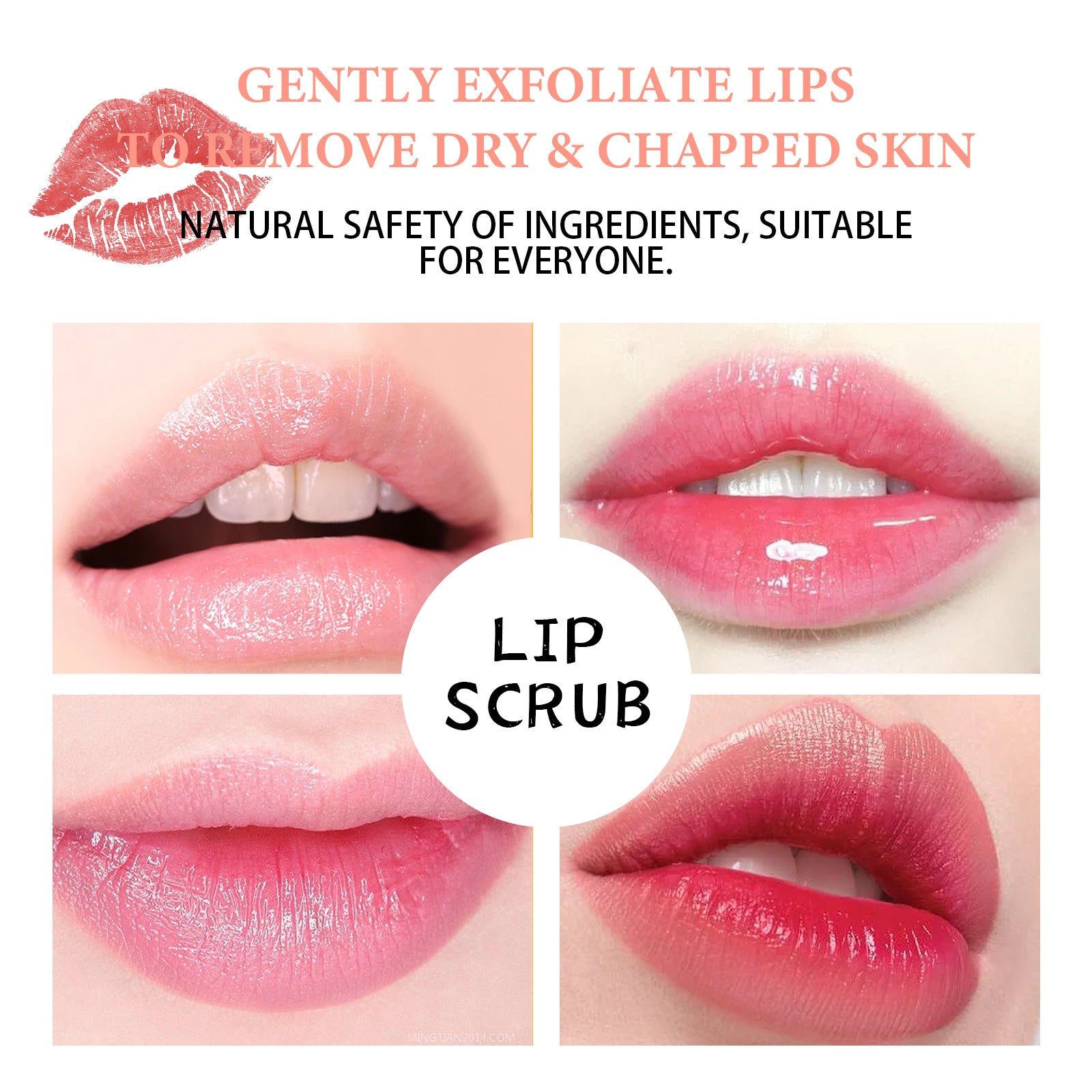 EELHOE Lip Scrub Exfoliating Anti-chapping Moisturizing and nourishing