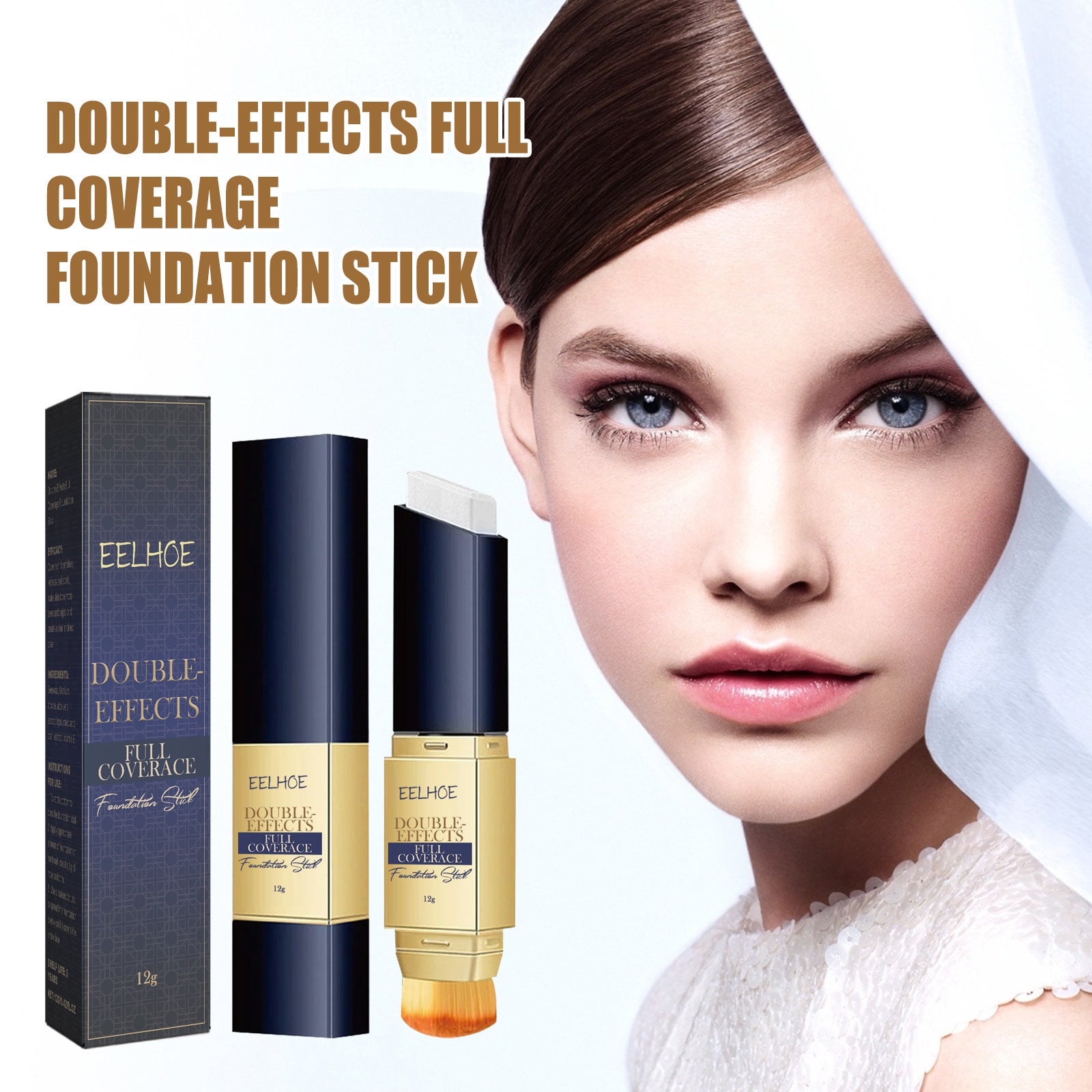 EELHOE Makeup Concealer Stick Foundation Waterproof Full Coverage