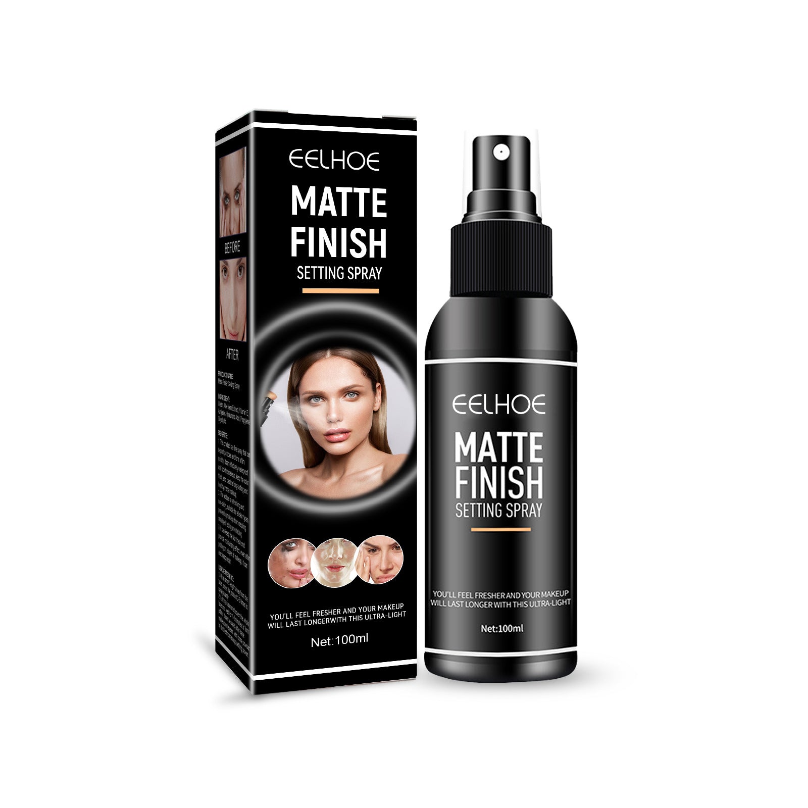 EELHOE Matte Makeup Control Mist Spray Facial 100ml Makeup Setting Spray 100 Ml