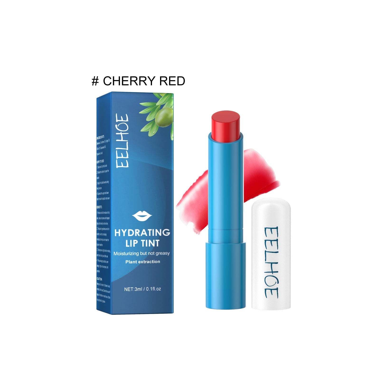 EELHOE Moisturizing Lip Gloss Deep Hydrating Repair Lasting Lip Guard Cherry Red