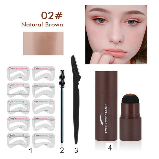 Eelhoe Brow stamp powder Shaping Kit Eye Brow Gel Burnette 1set EELHOE COSMETICS