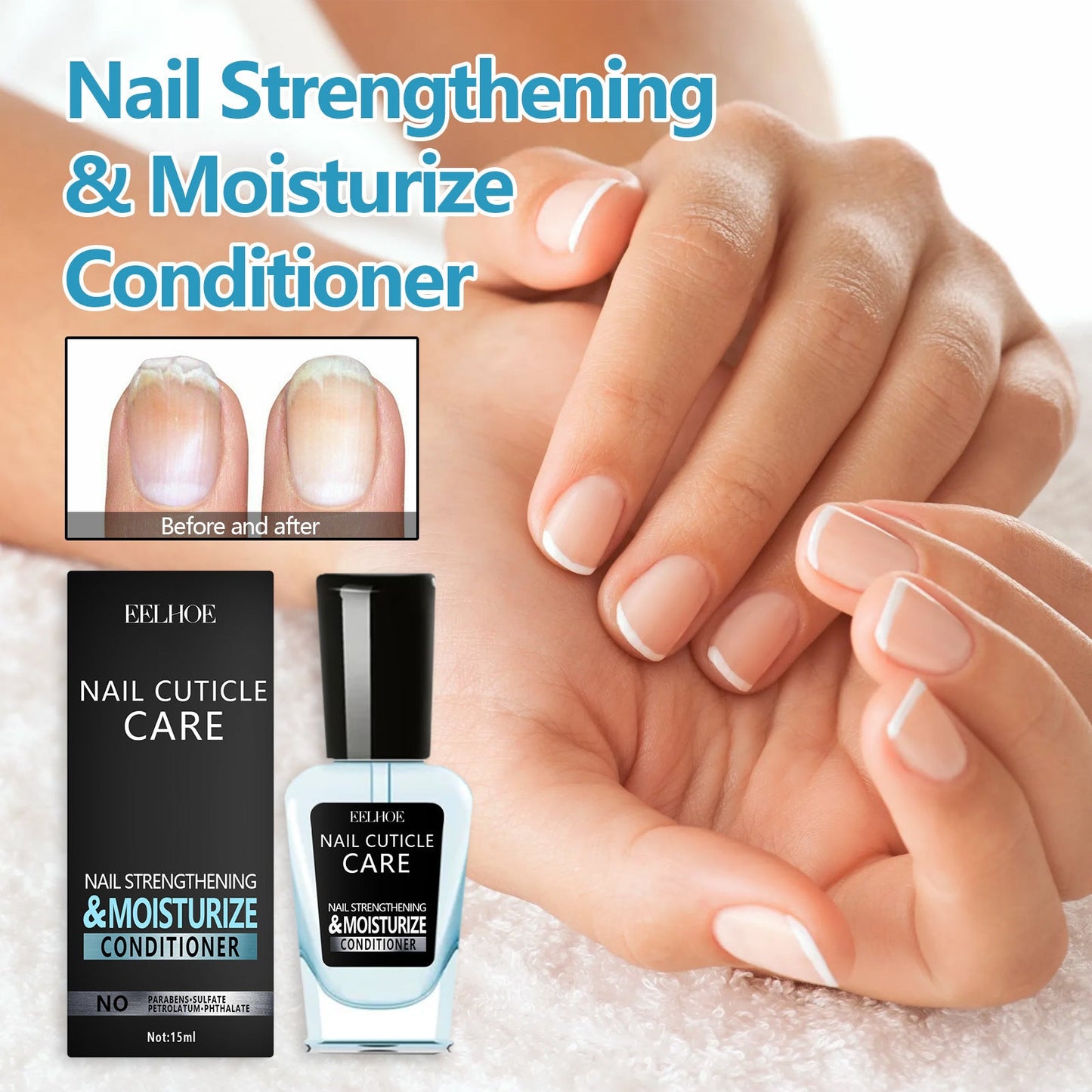 Eelhoe Repair Hand And Foot Cleaning Nail Brightening Care Solution - EELHOE COSMETICS