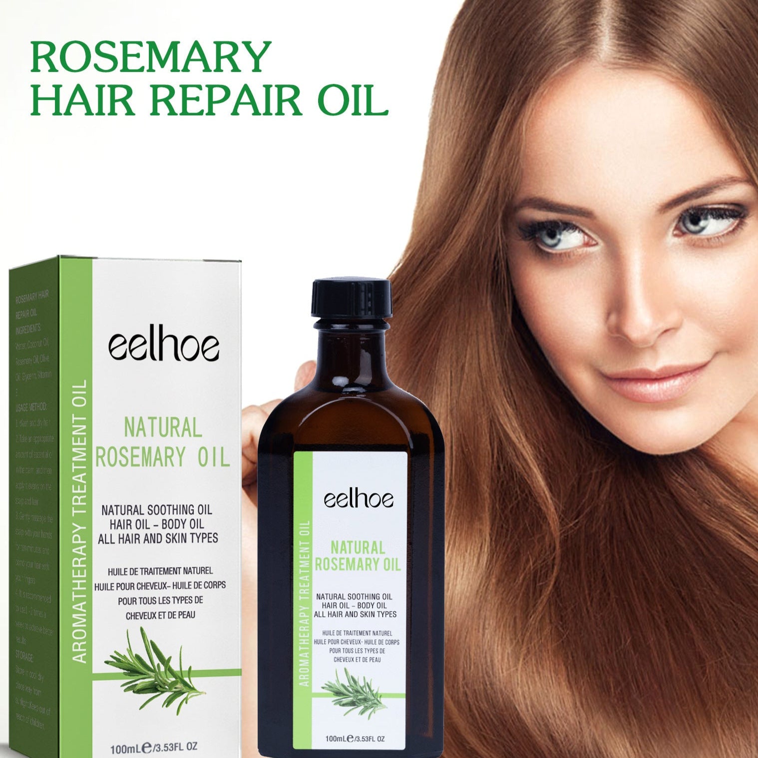 EELHOE Rosemary Hair Care Essential Oil hair growth & hair Repair