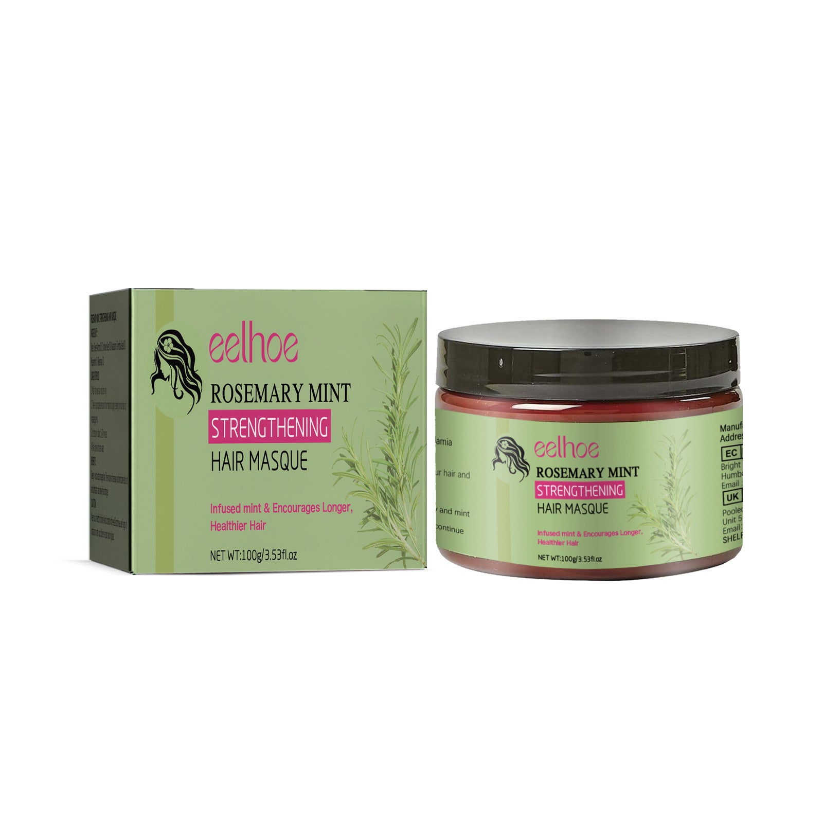 Eelhoe Rosemary Hair Mask Strengthening Deep Nourishing And Repair 100g