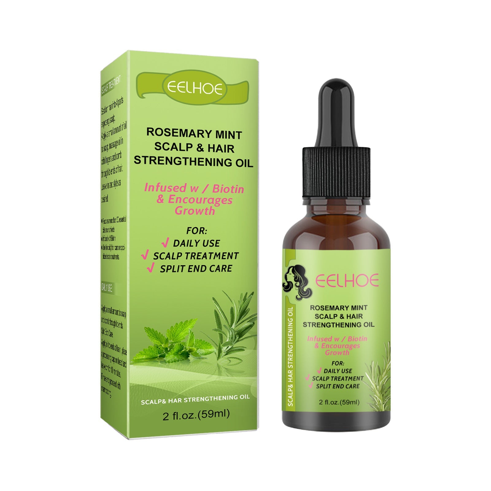 Eelhoe Rosemary Mint Hair Growth Fluid 59ml EELHOE COSMETICS