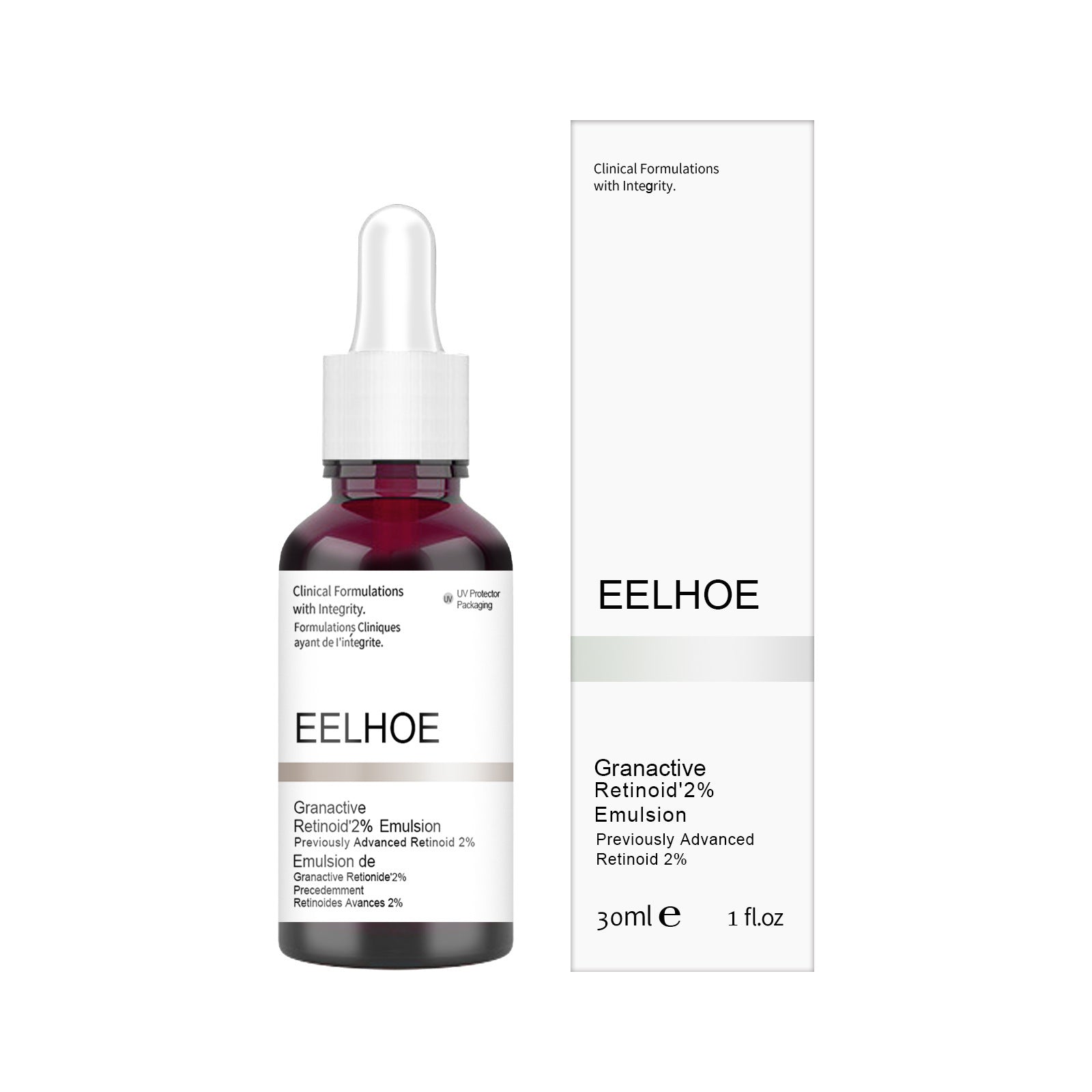 EELHOE Salicylic Acid for skin Serum Pore Refining Serum Retinoid 2% Salicylic Acid Serum 30ml