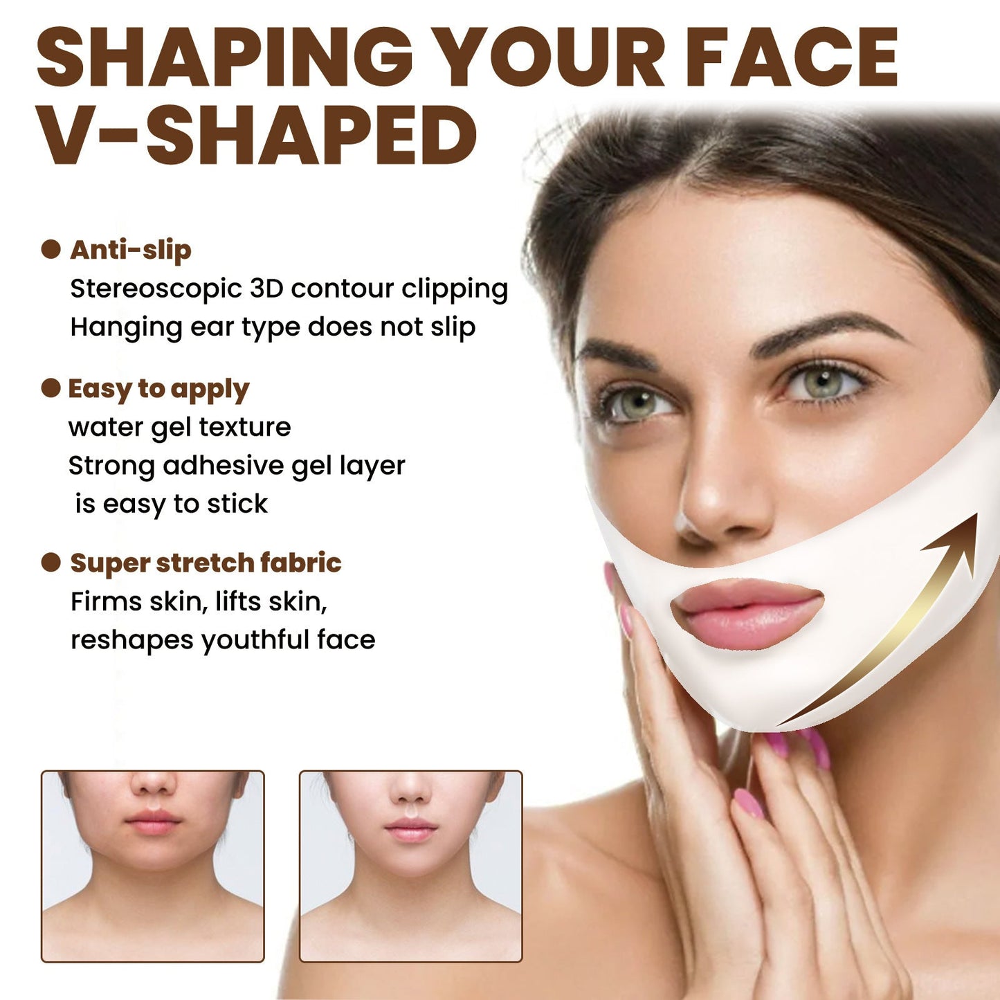 EELHOE Shaping Small V Face Facial Tightening Ear-mounted Mask EELHOE COSMETICS