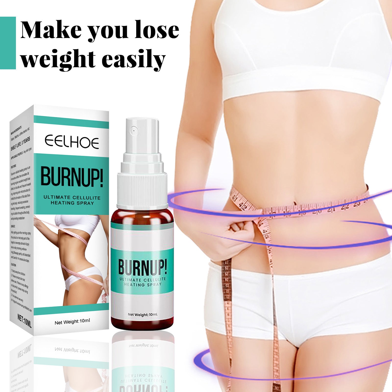Eelhoe Slimming body shaping Spray Show Body Slimming Shaping Spray EELHOE COSMETICS