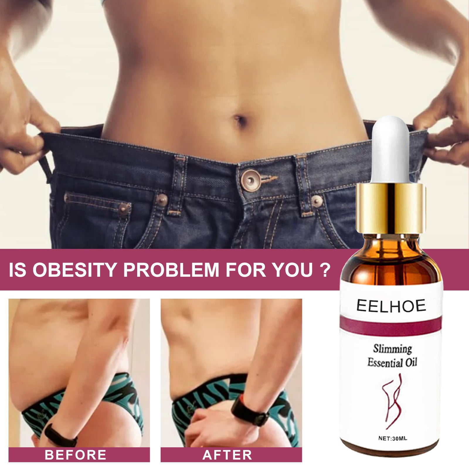 EELHOE Slimming Massage Essential Oil Fat Removal