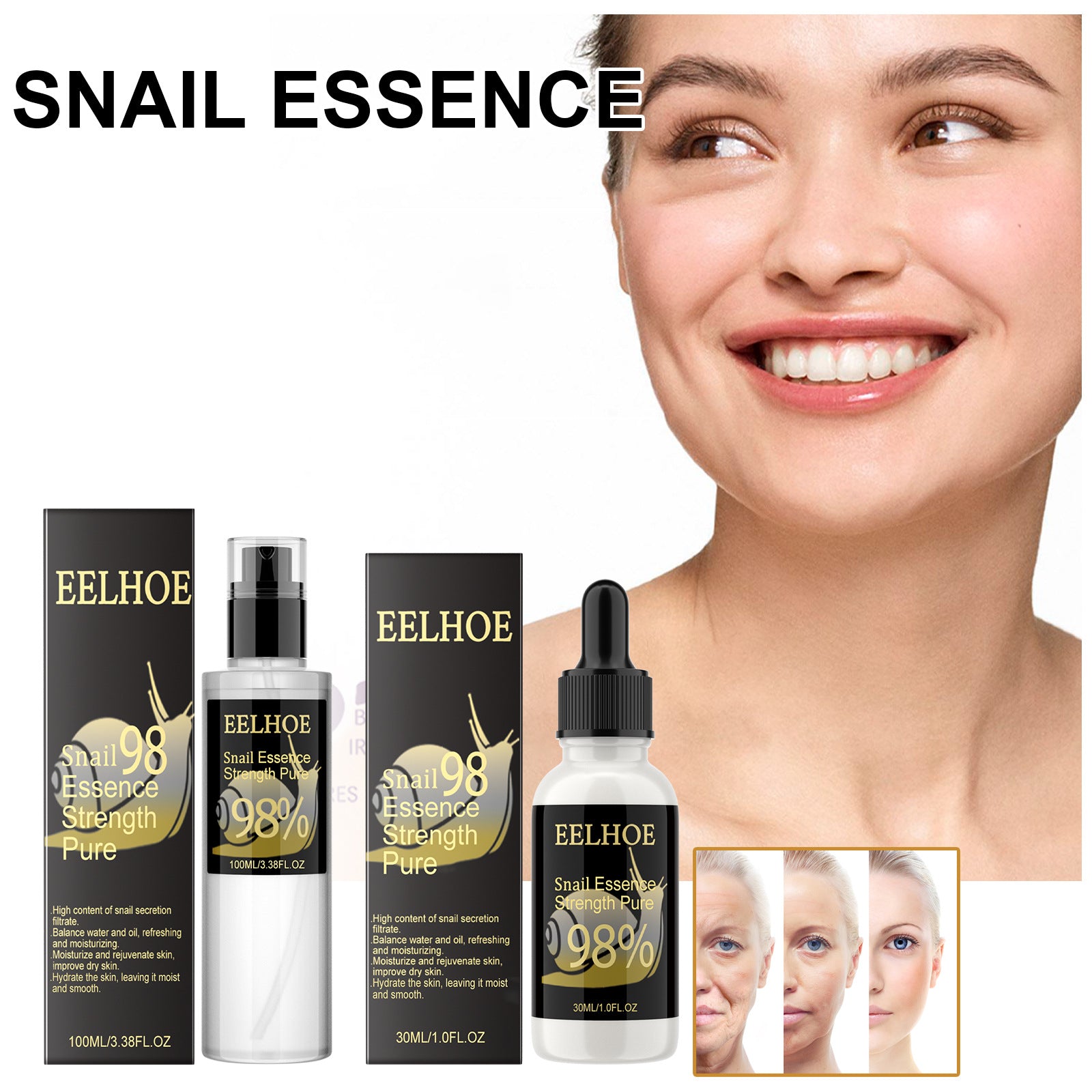 Eelhoe Snail serum Repair Skin Barrier Moisturizing Water