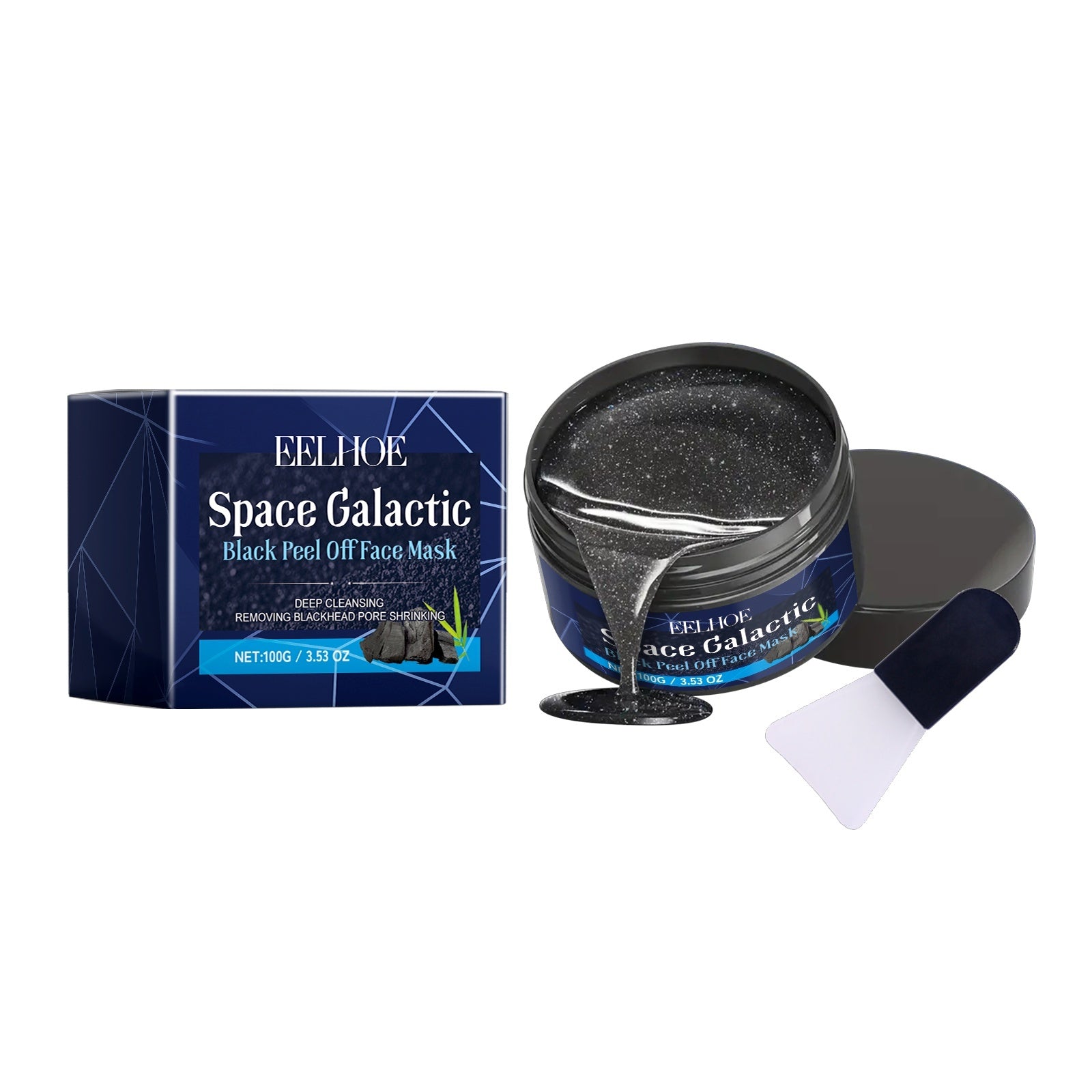 EELHOE Space Galactic Charcoal Black Peel Off Face Mask Facial mask