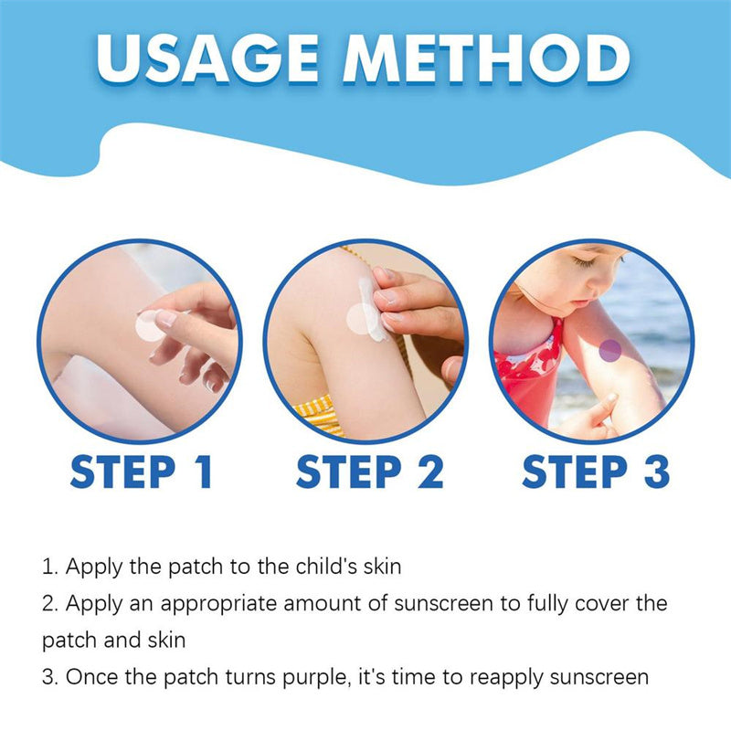 Eelhoe Sunscreen Patch For Face UV Dots Sun Stickers UV Patch Adhesive Sunblock Face Patch Waterproof Self Garden Picnic Hiking Beach