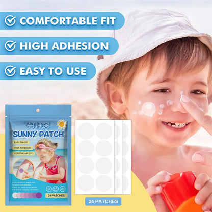 Eelhoe Sunscreen Patch For Face UV Dots Sun Stickers UV Patch Adhesive Sunblock Face Patch Waterproof Self Garden Picnic Hiking Beach EELHOE COSMETICS